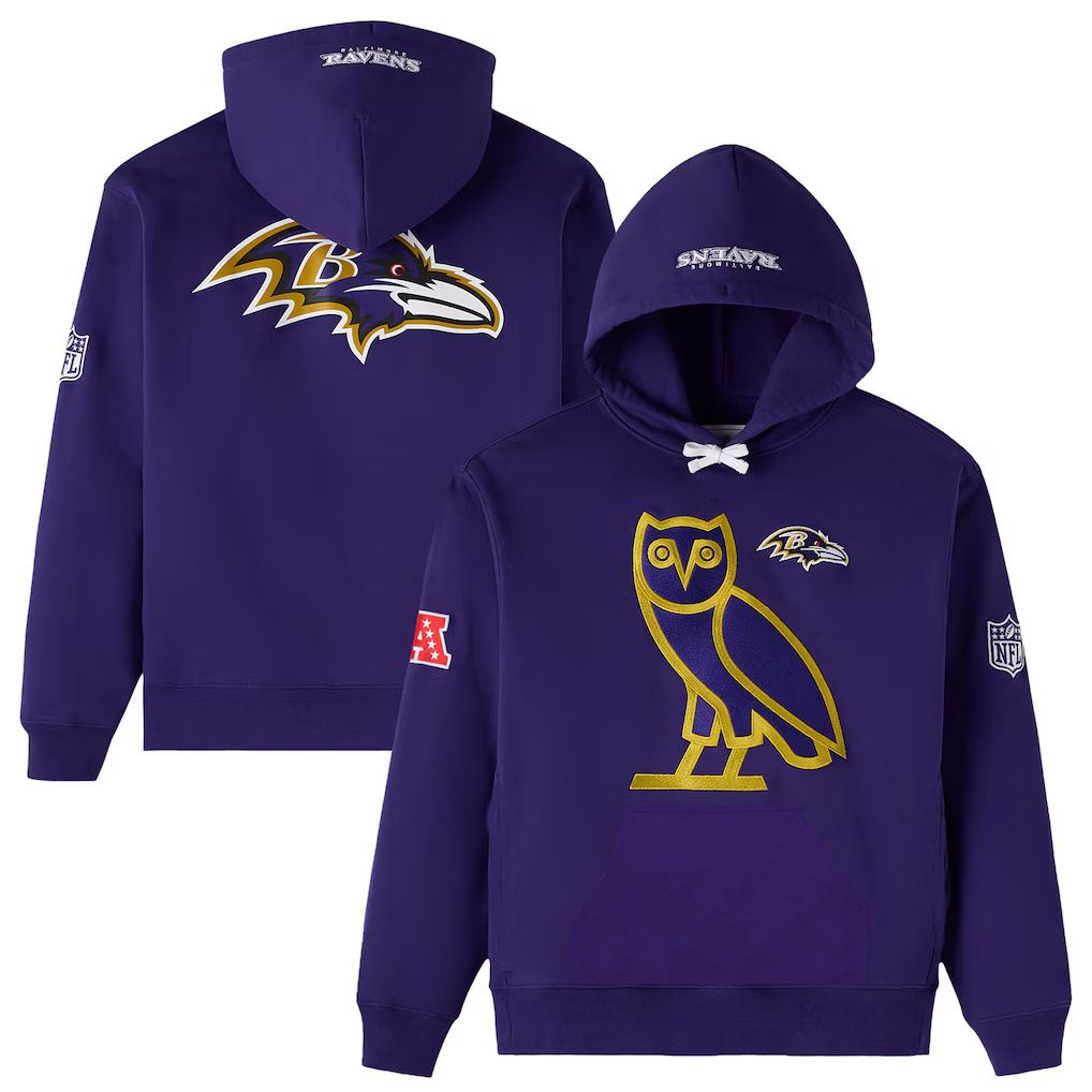 Men 2026 NFL Baltimore Ravens hoodie Purple 02->baltimore ravens->NFL Jersey